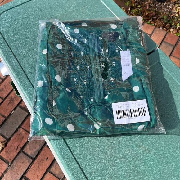 J Crew Sweetheart Long Sleeve Midi Dress in Polka Dot NWT - Picture 5 of 13